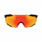 Preview: 100% Racetrap 3.0 Soft Tact Black-HiPER Red Brille
