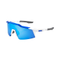 Preview: 100% Speedcraft SL Matte White/Metallic Blue-HiPER blue multilayer Brille