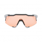 Preview: 100% Speedcraft Tall soft tact stone grey Brille