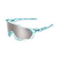 Preview: 100% Speedtrap Polished Translucent Mint-HiPER Silver Brille