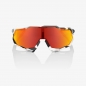 Preview: 100% Speedtrap Soft Tact Grey Camo-HiPER Red Brille