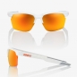 Preview: 100% Sportcoupe matte white Brille