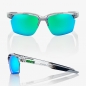 Preview: 100% Sportcoupe polished transluscent crystal grey Brille