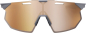 Preview: 100% HYPERCRAFT SQ Soft Tact Grey - HiPER Copper Mirror Brille