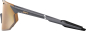 Preview: 100% HYPERCRAFT SQ Soft Tact Grey - HiPER Copper Mirror Brille