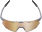 Preview: 100% HYPERCRAFT SQ Soft Tact Grey - HiPER Copper Mirror Brille