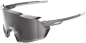Preview: 100% KORBIN Gloss Black Chrome - HiPER Silver Mirror Brille