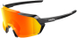 Preview: 100% KORBIN Gloss Metallic Black - HiPER Red Multilayer Mirror Brille