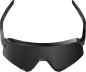 Preview: 100% S3 Gloss Black Matte Black - Black Mirror Brille
