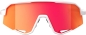 Preview: 100% Slendale Soft tact White - HiPER Red Multilayer Mirror Brille