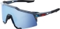 Preview: 100% Speedcraft Black Holographic -Hiper Blue Multilayer Mirror Brille