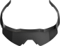 Preview: 100% Speedcraft SL Matte Black Gloss Black - Black Mirror Brille