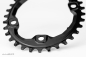 Preview: absolute Black Oval Shimano XT M8000/SLX M7000 32 Zähne black Kettenblatt