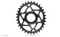 Preview: absolute Black Oval Shimano XTR M9100/9120/XT M8100/SLX M7100 30 Zähne black Kettenblatt