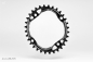 Preview: absolute Black Oval 104 BCD Shimano/Sram/Race Face/FSA/E13 32 Zähne black Kettenblatt