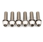 Preview: Better Bolts Deity Copperhead Vorbau M6x19mm Titan Schrauben-Kit silver