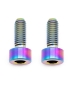 Preview: Better Bolts Fox 32 2025+ Fit4/Grip SL Federgabel Schrauben-Set Titan rainbow