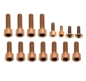 Preview: Better Bolts Fox 40 Grip X2 Federgabel Schrauben-Kit Titan copper