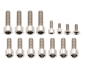Preview: Better Bolts Fox 40 Grip X2 Federgabel Schrauben-Kit Titan silver