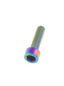 Preview: Better Bolts Titan Fox 40 & 49 Achsklemmung Federgabel Schraube M5x18 rainbow oil slick