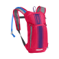 Preview: Camelbak Mini M.U.L.E. hot pink-purple stripe Kinderrucksack mit 1.5 l Trinksystem