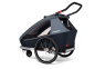 Preview: Croozer Kid VAAYA 2 Fahrradanhänger graphite blue