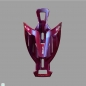 Preview: Elite Vico Glam metal red white graphic Flaschenhalter