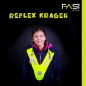 Preview: FASI Reflex-Sicherheitskragen für Kinder neongelb