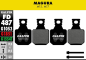 Preview: Galfer Standard FD487 Magura MT7/MT5 Bremsbeläge