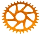 Preview: Garbaruk Shimano XT M8100/8120 SLX M7100/7120 Deore M6100 Round 30 Zähne orange Kettenblatt