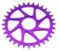 Preview: Garbaruk Shimano XT M8100/8120 SLX M7100/7120 Deore M6100 Round 30 Zähne violet Kettenblatt