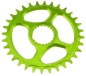 Preview: Garbaruk Shimano XTR M9100/XT M8100/SLX M7100/Deore M6100 Round 34 Zähne green Kettenblatt