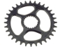 Preview: Garbaruk Shimano XTR M9100/XT M8100/SLX M7100/Deore M6100 Round 34 Zähne black Kettenblatt