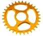 Preview: Garbaruk Shimano XTR M9100/XT M8100/SLX M7100/Deore M6100 Round 34 Zähne orange Kettenblatt