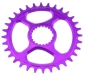 Preview: Garbaruk Shimano XTR M9100/XT M8100/SLX M7100/Deore M6100 Round 34 Zähne violet Kettenblatt