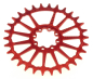 Preview: Garbaruk Sram Eagle/Eagle T-Type 8-bolt Round Boost 30 Zähne red Kettenblatt