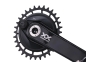 Preview: Garbaruk Sram XX SL Eagle/XX Eagle Transmission Powermeter Direct Mount Oval 3mm Offset 32 Zähne black Kettenblatt