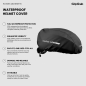 Preview: GripGrab Waterproof Helm Cover black