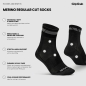 Preview: GripGrab Merino Regular Cut Socken black 3-Pack