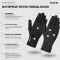Preview: GripGrab Waterproof Knitted Winter Handschuhe black