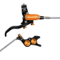 Preview: Hope EVO GR4 black/orange Stahlflex Scheibenbremse hinten