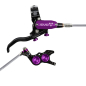 Preview: Hope EVO GR4 black/purple Stahlflex Scheibenbremse hinten