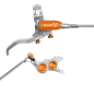 Preview: Hope EVO GR4 silver/orange Stahlflex Scheibenbremse hinten