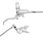 Preview: Hope EVO GR4 silver/silver Stahlflex Scheibenbremse hinten