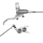 Preview: Hope EVO GR4 silver/smoke Stahlflex Scheibenbremse hinten