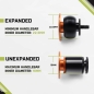 Preview: JRC Components Aluminium Handlebar End Plugs silver Lenkerendstopfen