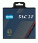 Preview: KMC DLC12 schwarz/rot Kette