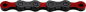 Preview: KMC DLC12 schwarz/rot Kette