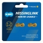 Preview: KMC MissingLink 12fach Kettenschloss gold