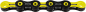 Preview: KMC DLC11 schwarz/gelb Kette